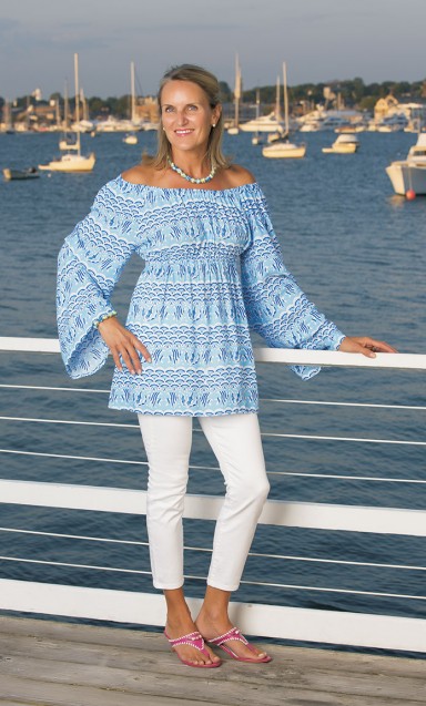 ALEX TOP - MANDALAY BAY BLUE/NAVY