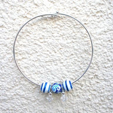 DEAUVILLE INFINITY BRACELET W/CLEAR SWAROVSKI CRYSTALS