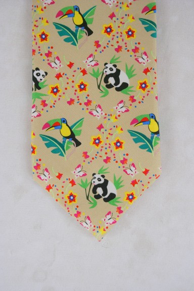 EARTH DAY TIE - KHAKI