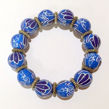 BLUE MIST CLASSIC BRACELET W/SILVER