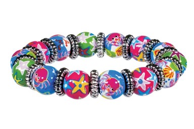 CUTE CRABBY LITTLE GIRL'S  BRACELET- SILVER by Angela Moore