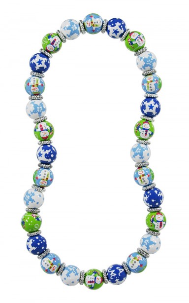 SNAPPY SNOWMEN CLASSIC NECKLACE