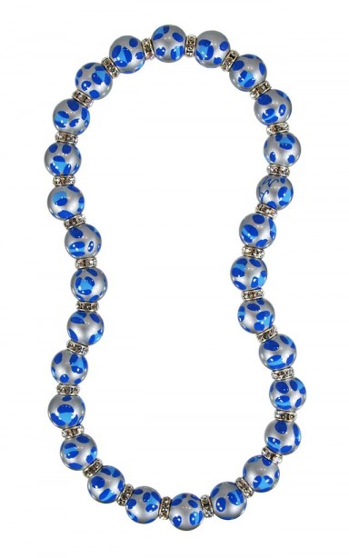 LEOPARD LIFE BLUE CLASSIC NECKLACE