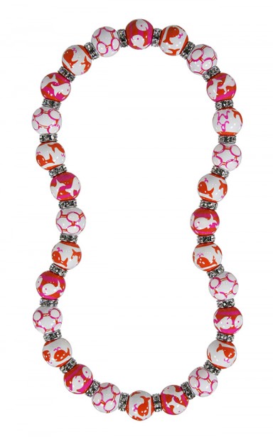 ME331858 - WHALE WATCH PINK ORANGE Necklace