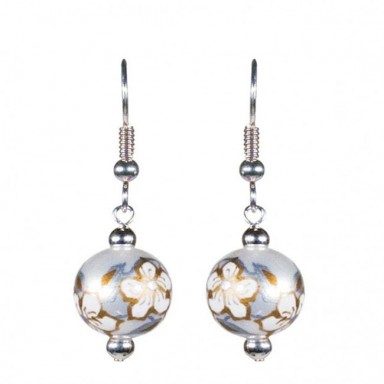 WEDDING BELLS CLASSIC BEAD EARRINGS - SILVER