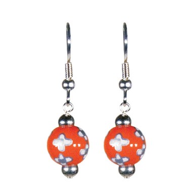 DESERT BLOOM SPICE PETITE BEAD EARRINGS