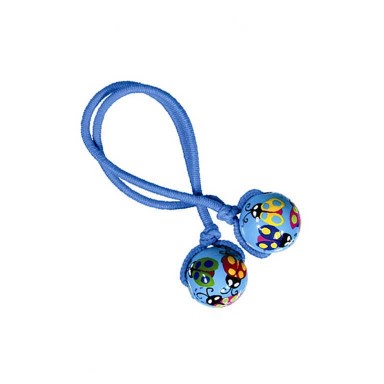 LOVELY LADYBUGS HAIR TIE - BLUE ELASTIC by Angela Moore