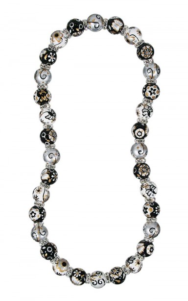 TWILIGHT TWINKLE RELAXED FIT NECKLACE - CLEAR SWAROVSKI CRYSTALS