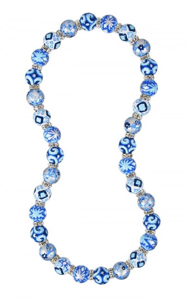 SUNRISE SHIMMER RELAXED FIT NECKLACE - CLEAR SWAROVSKI CRYSTALS