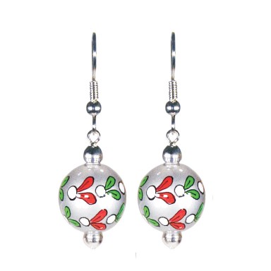 MOONLIGHT MISTLETOE CLASSIC BEAD EARRINGS