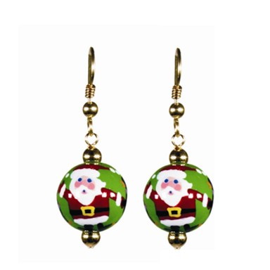 SANTA'S SURPRISE CLASSIC BEAD EARRINGS