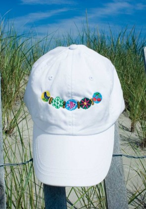 VOYAGER CAP - WHITE by Angela Moore