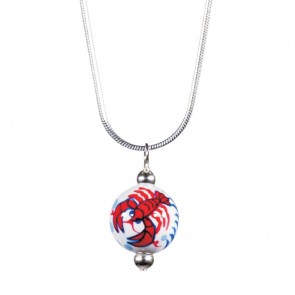 LOVE THAT LOBSTA CLASSIC BEAD PENDANT 