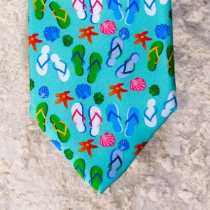 FLIP FLOPS TIE - MINT  by Angela Moore