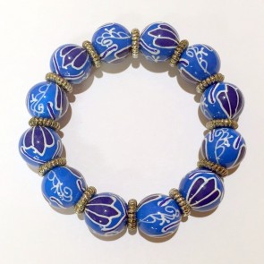 BLUE MIST CLASSIC BRACELET W/SILVER