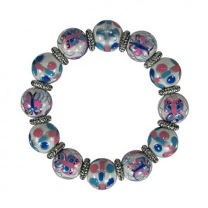 FLUTTER GIRL CLASSIC BRACELET W/SILVER