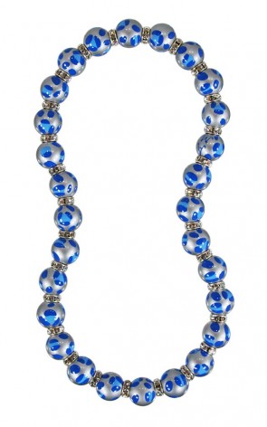 LEOPARD LIFE BLUE CLASSIC NECKLACE