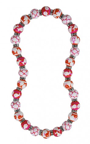 ME331858 - WHALE WATCH PINK ORANGE Necklace