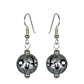 SPICE MARKET CLASSIC BEAD EARRINGS - SILVER