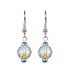 CORAL REEF PETITE BEAD EARRINGS