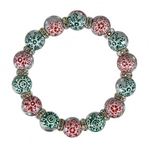 SPARKLE SNOWFLAKES RELAXED FIT BRACELET