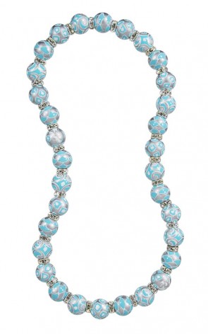 COOL CASTAWAY RELAXED FIT NECKLACE - CLEAR SWAROVSKI CRYSTALS