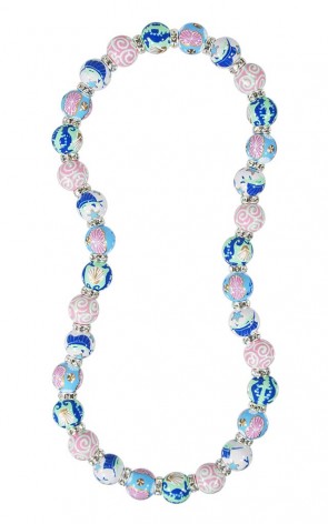 SEA SENSATION RELAXED FIT NECKLACE - CLEAR SWAROVSKI CRYSTALS