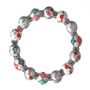 HOLIDAY SWEETS RELAXED FIT BRACELET - CLEAR SWAROVSKI CRYSTALS