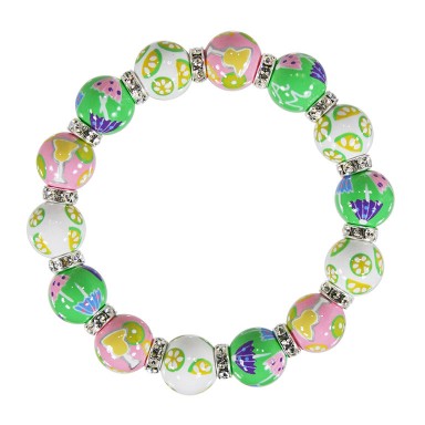MARGARITA MAMBO RELAXED FIT BRACELET - CLEAR SWAROVSKI CRYSTALS