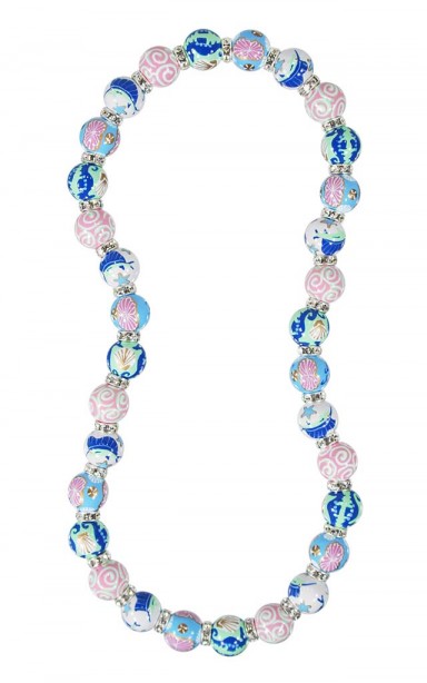 SEA SENSATION RELAXED FIT NECKLACE - CLEAR SWAROVSKI CRYSTALS