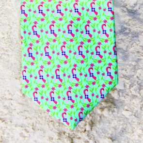 BREAST CANCER AWARENESS TIE - MINT