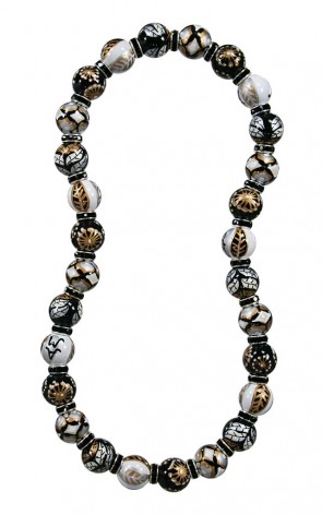 FRENCH ROAST CLASSIC NECKLACE - JET SWAROVSKI CRYSTALS by Angela Moore