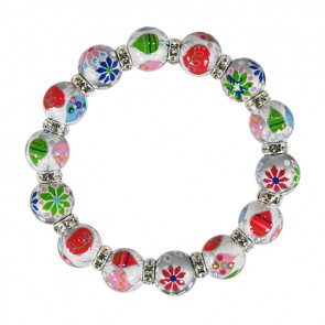 TINSEL TOWN RELAXED FIT BRACELET - CLEAR SWAROVSKI CRYSTALS 