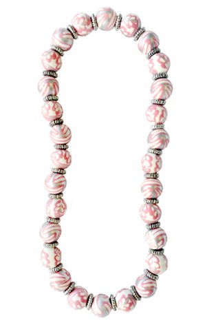 MOONSTRUCK CLASSIC BEAD NECKLACE W/SILVER